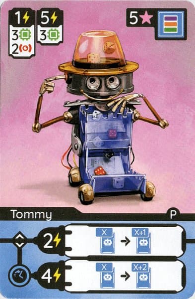 Raising Robots: Tommy Promo Card