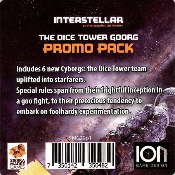 Interstellar: The Dice Tower Goorg Promo Pack