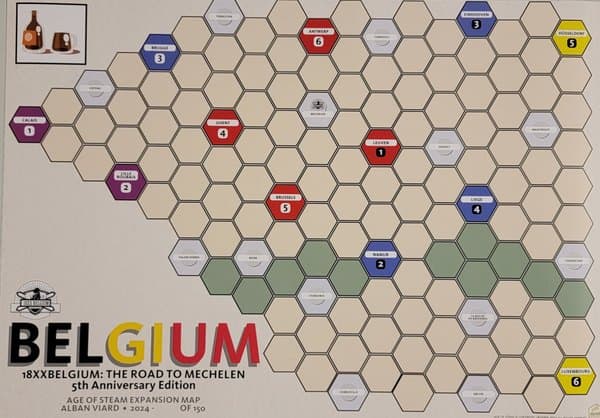 Age of Steam Expansion: Belgium / South Africa
