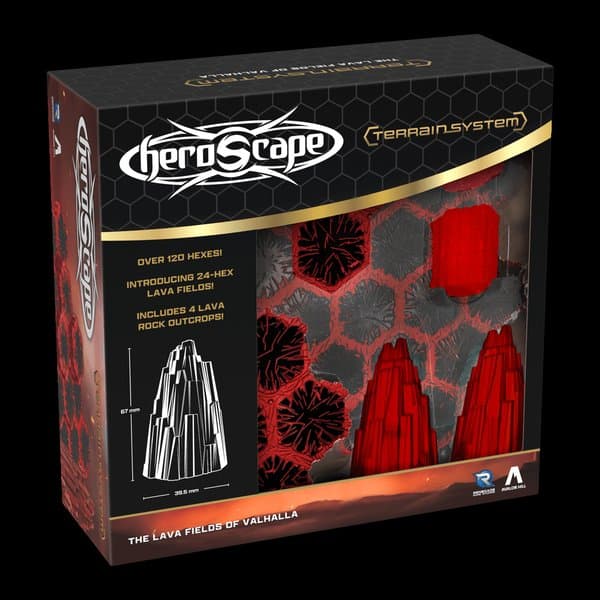 Heroscape: The Lava Fields of Valhalla Terrain Expansion