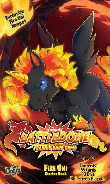 Neopets Battledome Trading Card Game: Fire Uni Starter Deck
