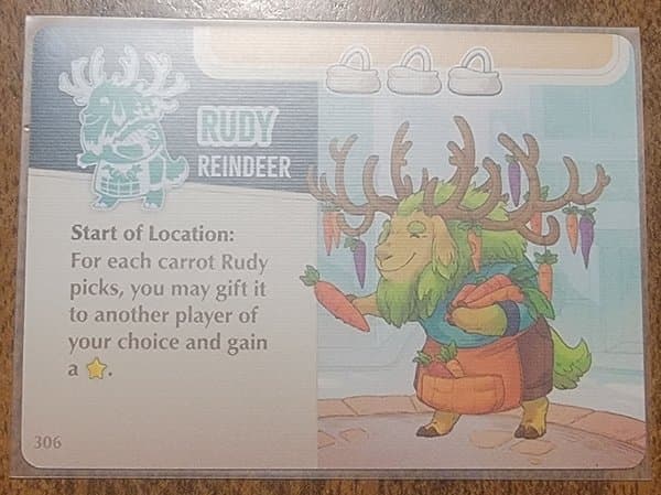 Critter Kitchen: Rudy the Reindeer Promo Card