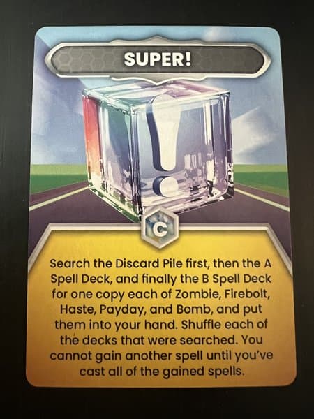 Dungeon Kart: Super! Promo Spell Card