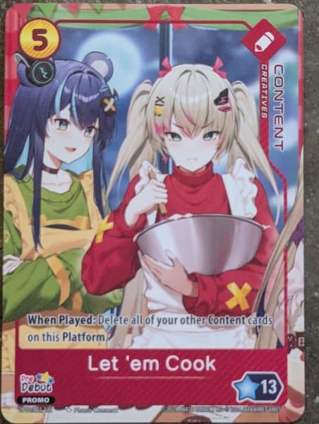 Oshi Push: Let 'em Cook Promo Card