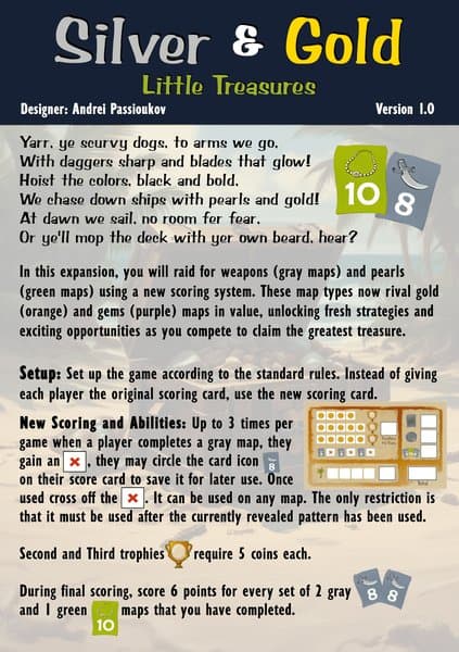 Little Treasures (fan expansion for Silver & Gold)