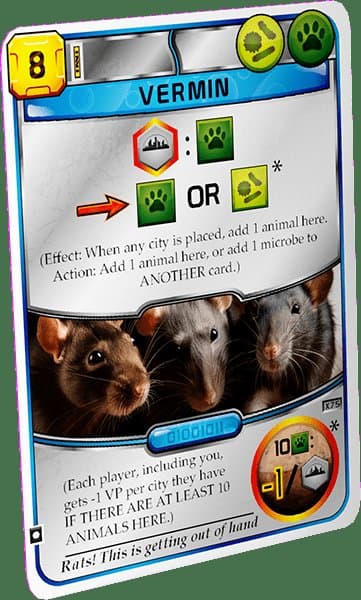 Terraforming Mars: Vermin Promo Card