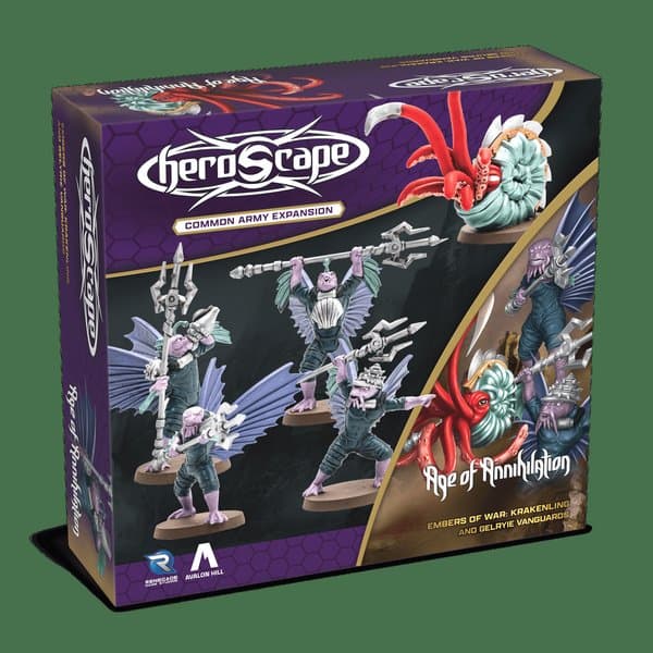 Heroscape: Gelryie Vanguards and Krakenling Common Army Expansion