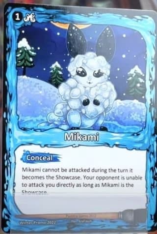 Splatterskins: Blue Mikami Promo Card