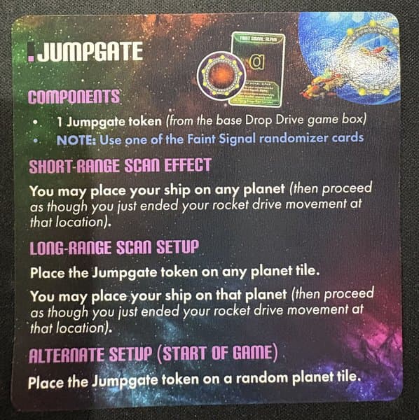 Drop Drive: Jumpgate Promo