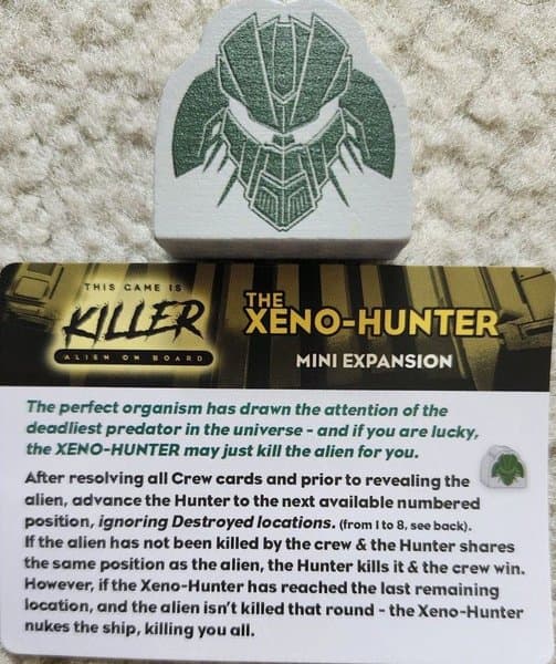 This Game Is Killer: Alien on Board – The Xeno-Hunter Mini Expansion