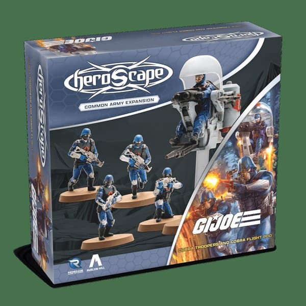 G.I. JOE Heroscape: COBRA Troopers & COBRA Flight Pod – Common Army Expansion