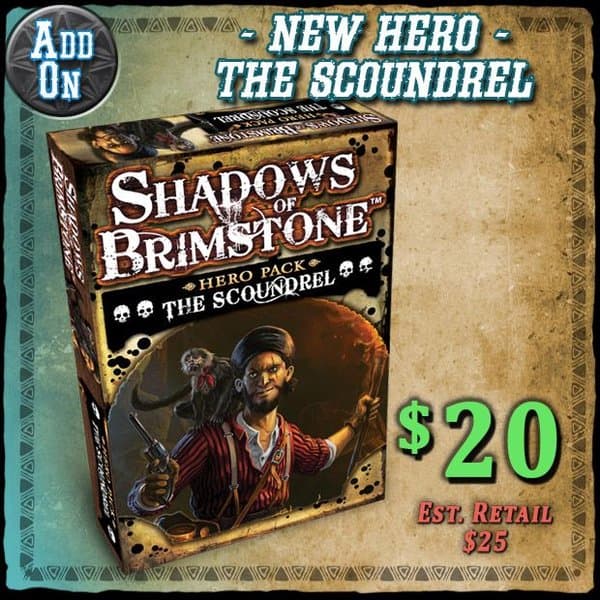 Shadows of Brimstone: Scoundrel Hero Pack