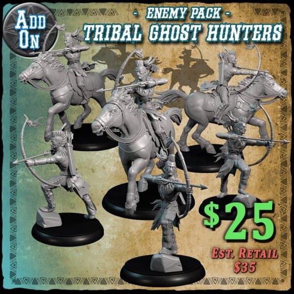 Shadows of Brimstone: Tribal Ghost Hunters Enemy Pack