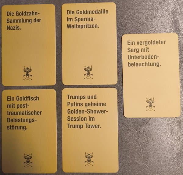 Kampf gegen das Spießertum: Die goldene Dekadenz Promo Cards