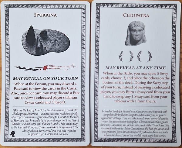23 Knives: Spurrina and Cleopatra Promo Cards