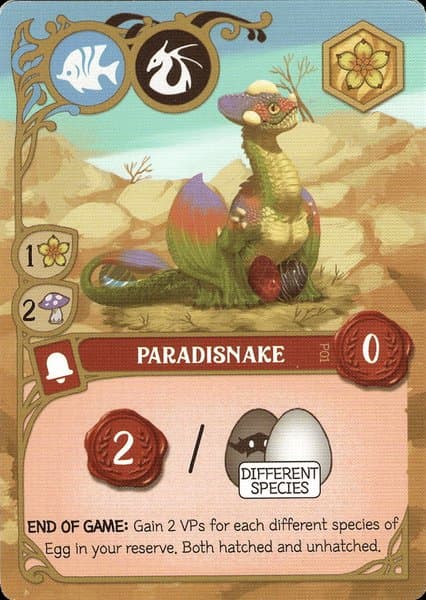Wondrous Creatures: Paradisnake Promo Card