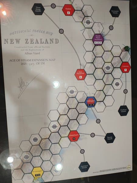 Age of Steam Expansion: New Zealand and Korea