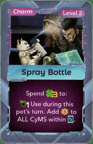 Cyber Pet Quest: Spray Bottle Promo Card