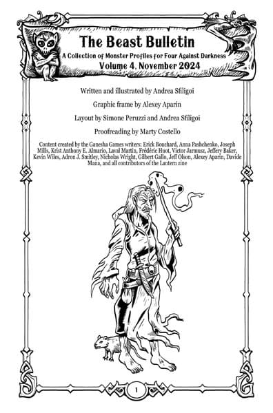 The Beast Bulletin: A Collection of Monster Profiles – Volume 4