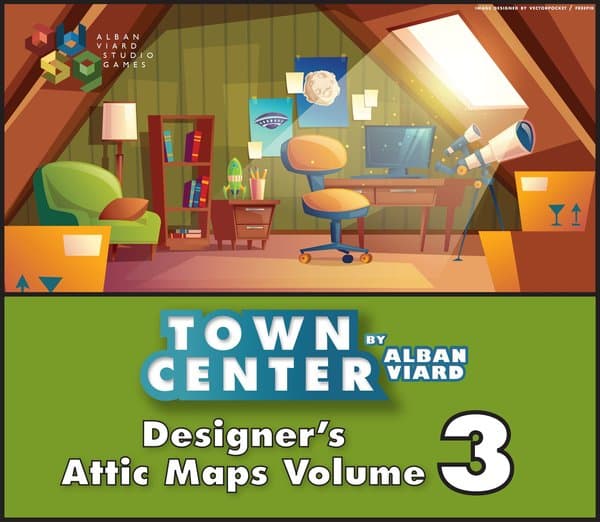 Town Center: Designer's Attic Maps Volume 3