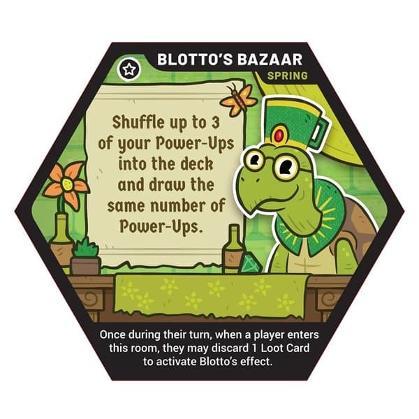 Heroes of Barcadia: Blotto's Bazaar Spring Promo Tile