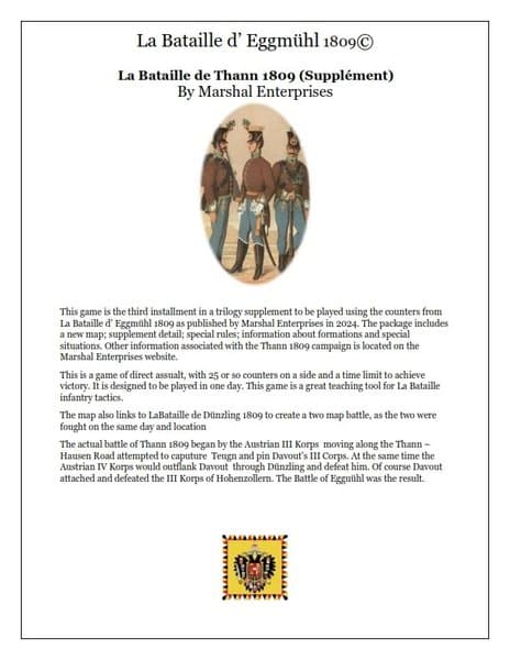 La Bataille de Thann 1809