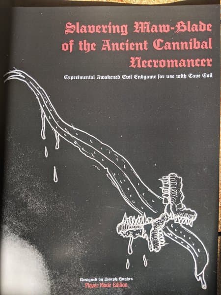 Slavering Maw-Blade of the Ancient Cannibal Necromancer