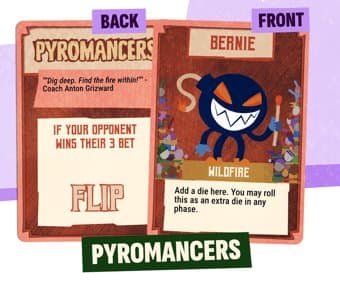 DIE Ball: Dangerous Interleague Elimination – Pyromancers Mascot promo card