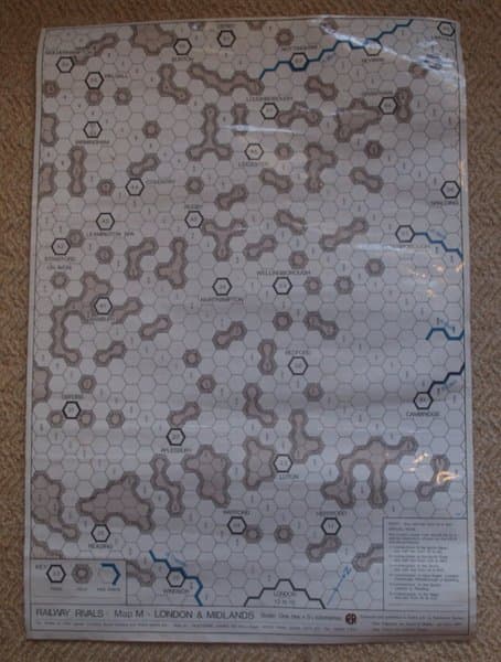 Railway Rivals Map M: London and the Midlands