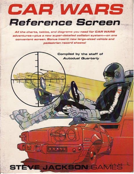 Car Wars Reference Screen