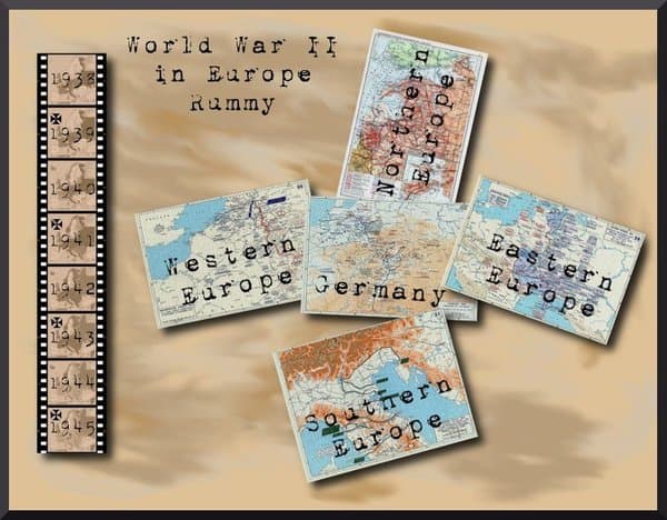 World War II in Europe Rummy