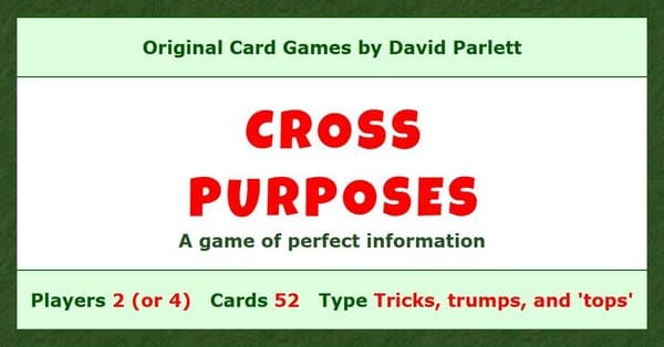 Cross Purposes
