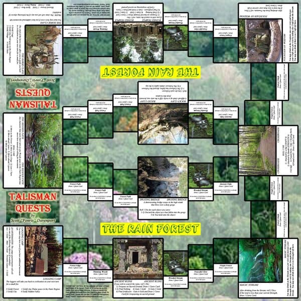 Talisman Quests: The Rainforest (fan expansion for Talisman)