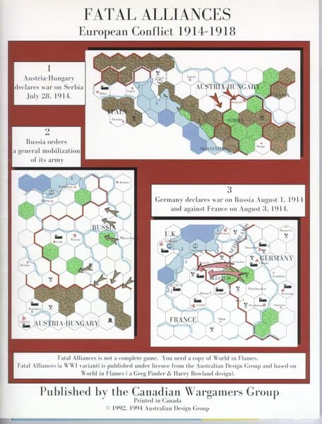 Fatal Alliances II: European Conflict 1914-1918