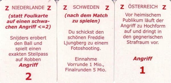 Millionen von Schwalben: Sonderkarten Euro2008