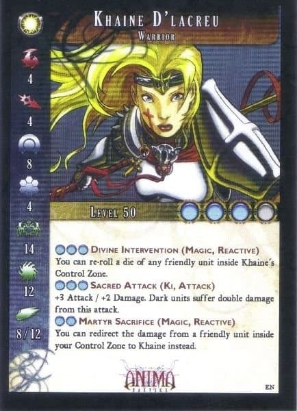 Anima Tactics: Khaine D'Lacreu